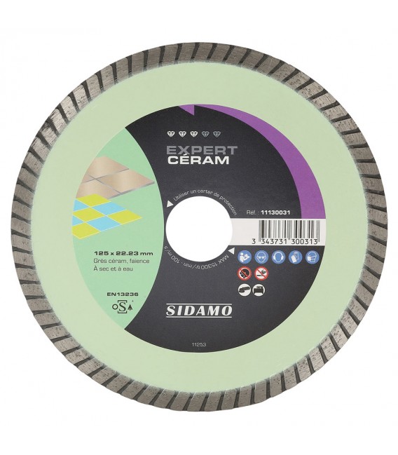 Disque diamant EXPERT CÉRAM 125MM